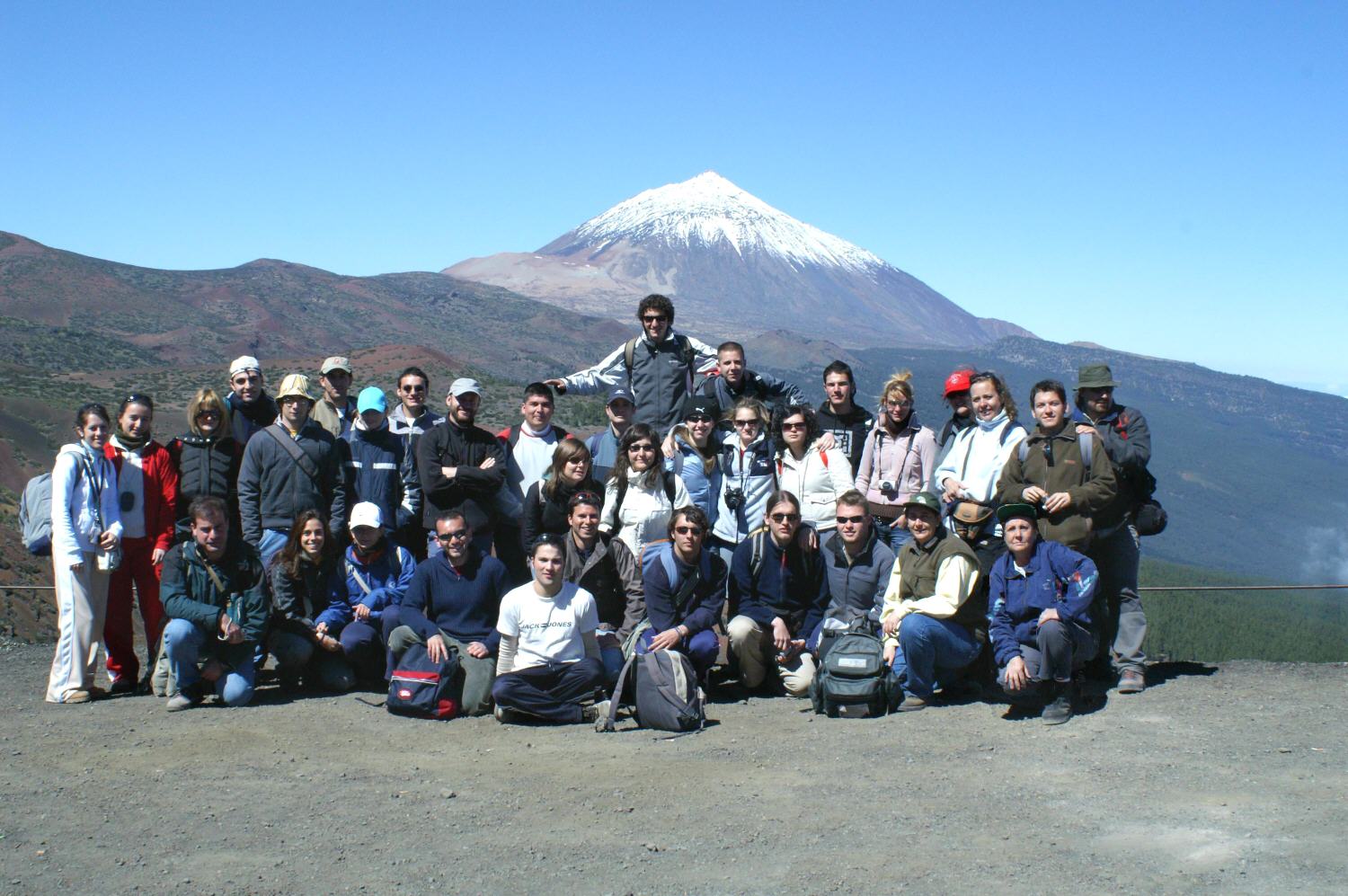 Miembros de GEOVOL e INVOLCAN  en el VI Curso Práctico de Geomorfología Volcánica
