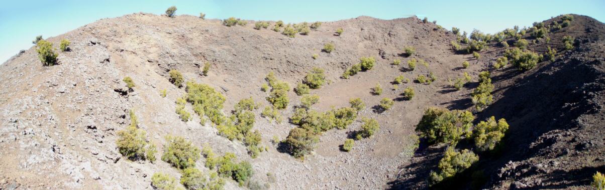 Cráter del volcán Tanganasoga