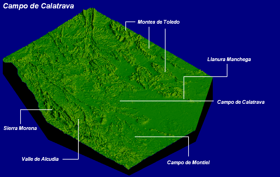 Pncha sobre el mapa para conocer mejor el Campo de Calatrava